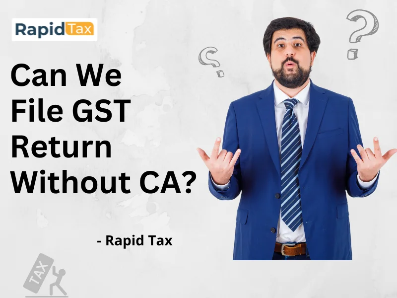  Can we File GST Return without CA?
